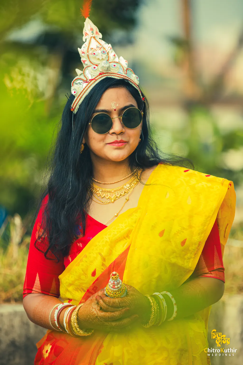 Holud (gaye holud) ceremony photography by ChitroKuthir Weddings, Bangladesh