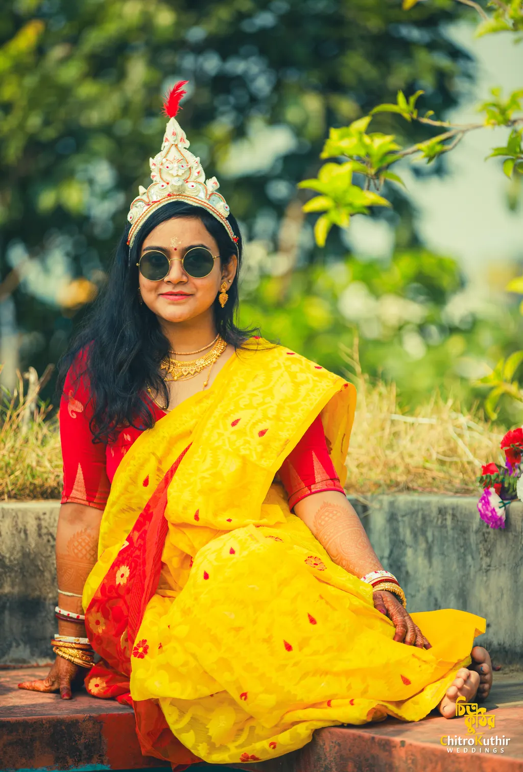 Holud (gaye holud) ceremony photography by ChitroKuthir Weddings, Bangladesh