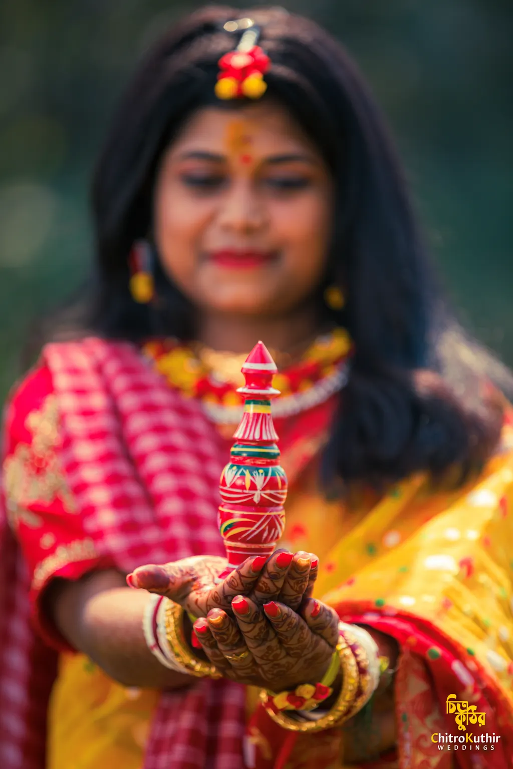 Holud (gaye holud) ceremony photography by ChitroKuthir Weddings, Bangladesh
