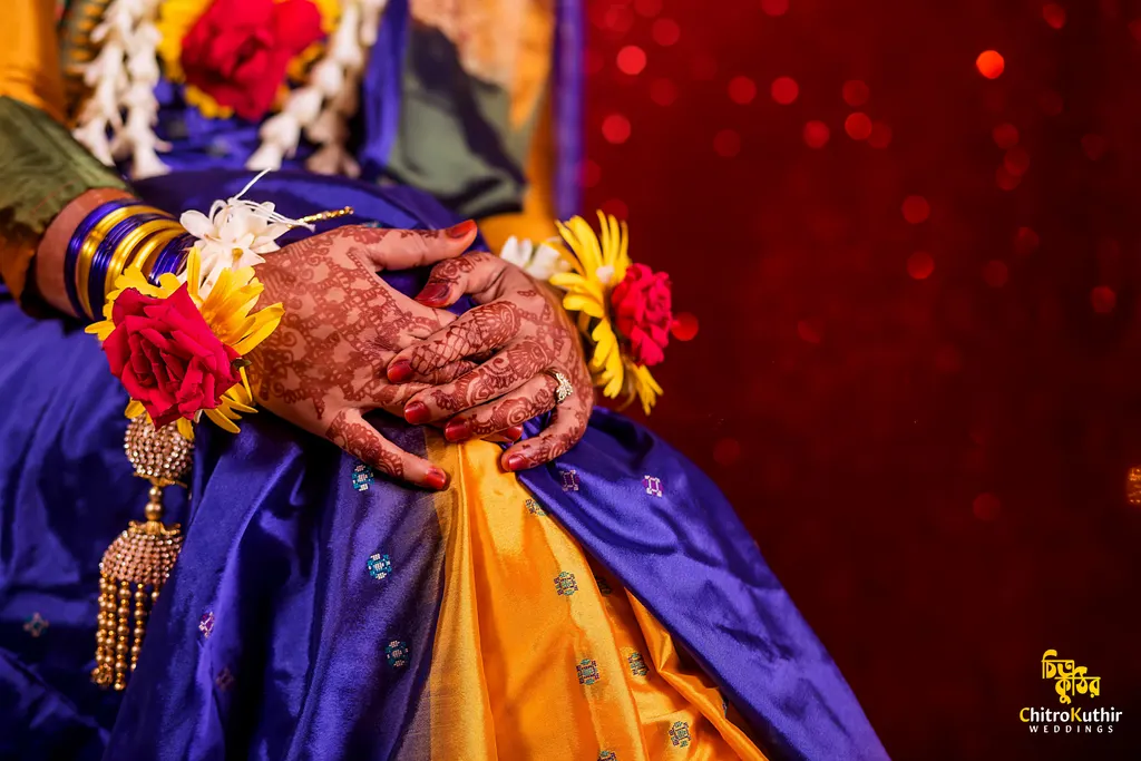 Holud (gaye holud) ceremony photography by ChitroKuthir Weddings, Bangladesh