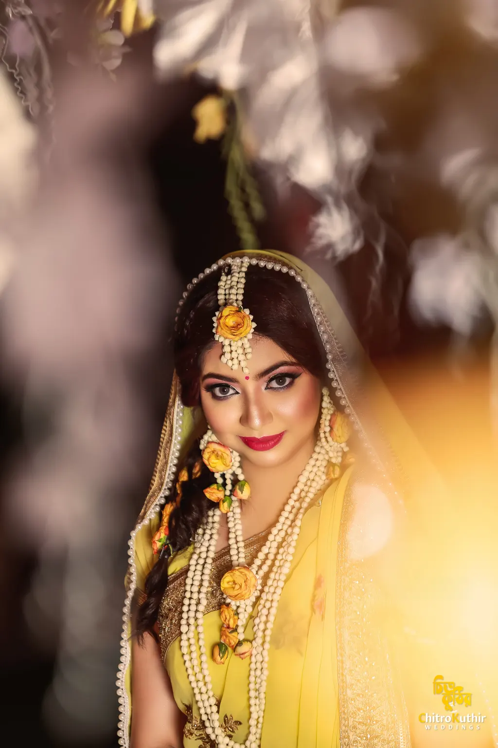 Holud (gaye holud) ceremony photography by ChitroKuthir Weddings, Bangladesh