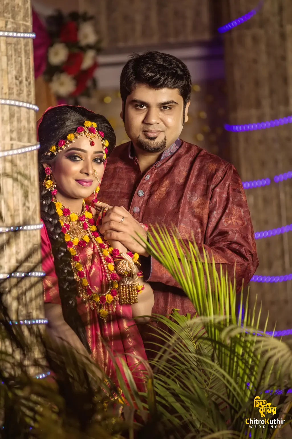 Holud (gaye holud) ceremony photography by ChitroKuthir Weddings, Bangladesh