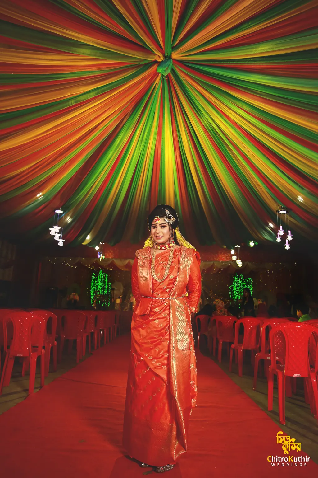 Holud (gaye holud) ceremony photography by ChitroKuthir Weddings, Bangladesh