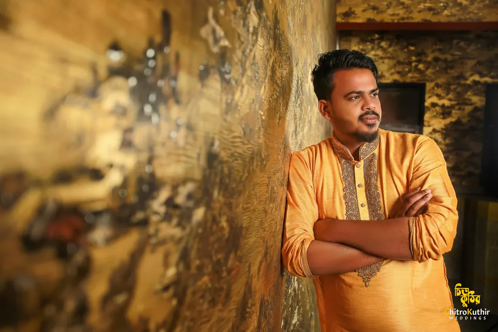 Holud (gaye holud) ceremony photography by ChitroKuthir Weddings, Bangladesh