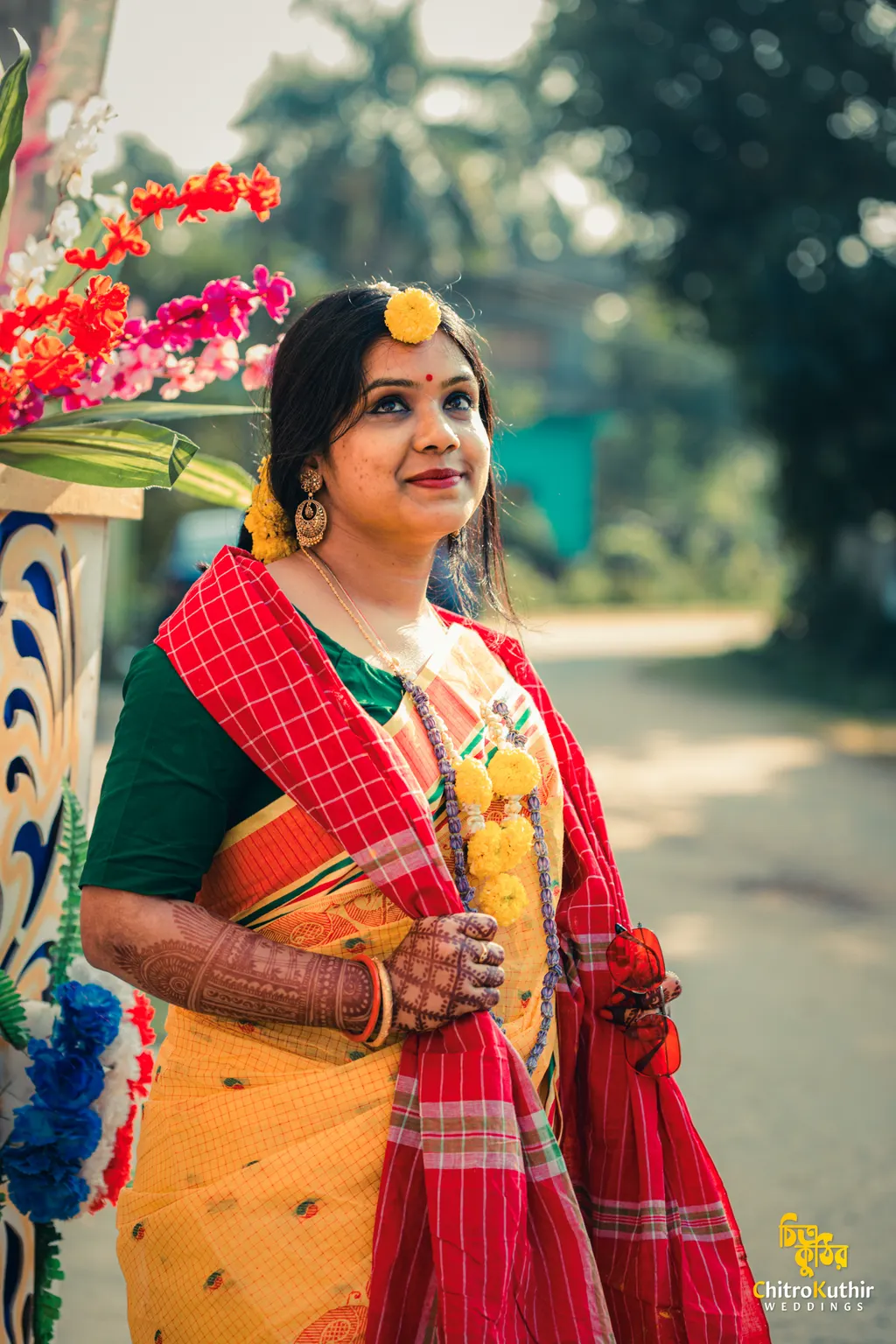 Holud (gaye holud) ceremony photography by ChitroKuthir Weddings, Bangladesh