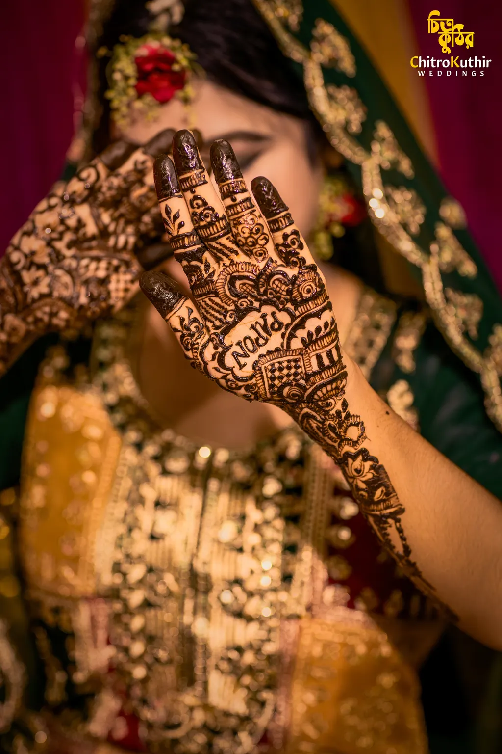 Mehendi ceremony photography by ChitroKuthir Weddings, Bangladesh