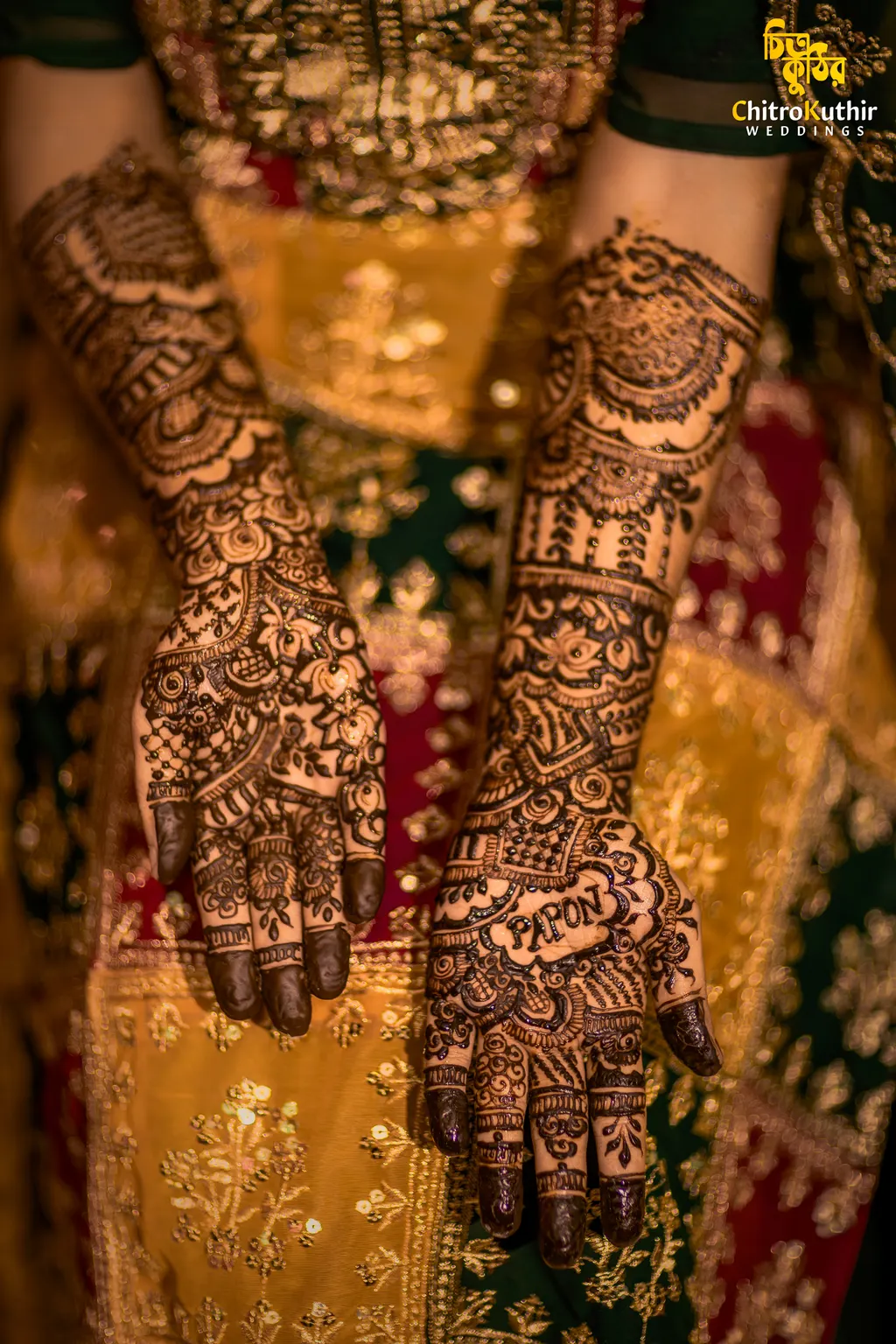 Mehendi ceremony photography by ChitroKuthir Weddings, Bangladesh