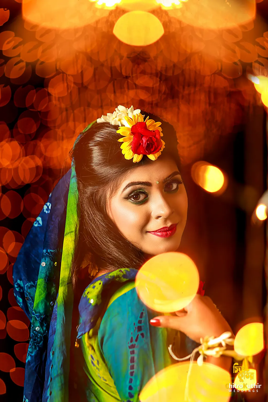 Mehendi ceremony photography by ChitroKuthir Weddings, Bangladesh