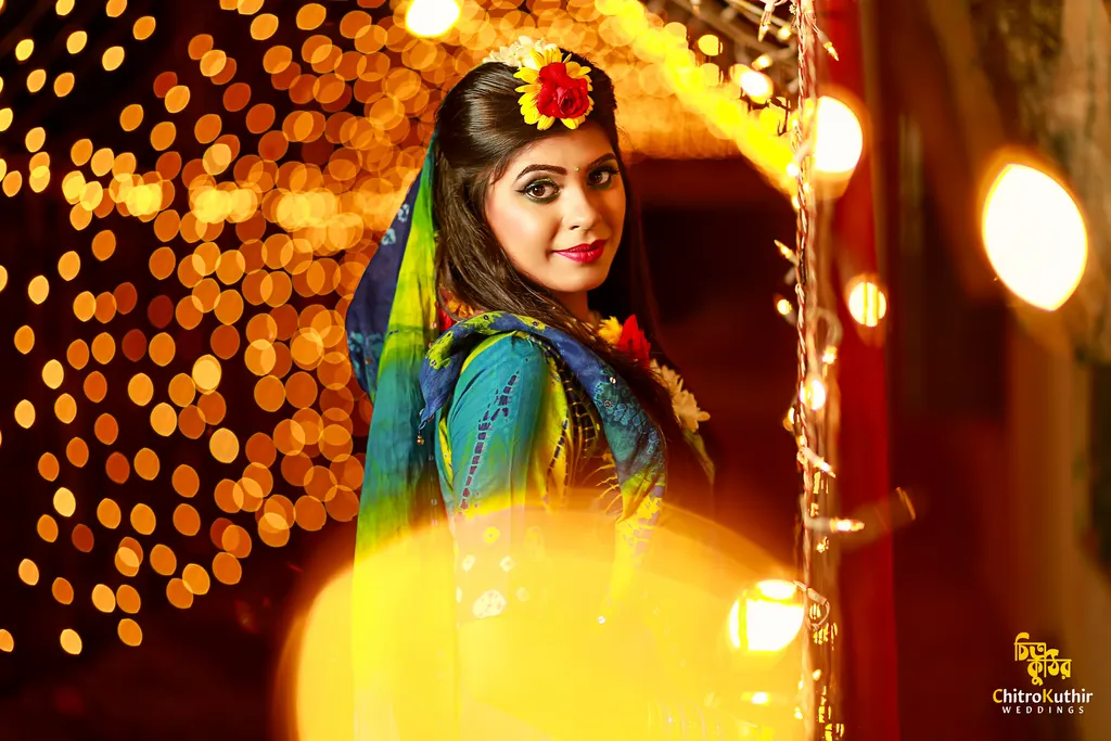 Mehendi ceremony photography by ChitroKuthir Weddings, Bangladesh