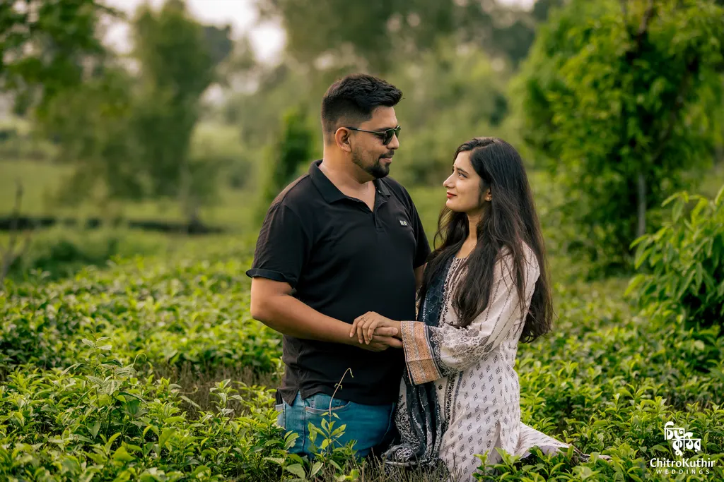 Outdoor pre-wedding photography by ChitroKuthir Weddings, Bangladesh