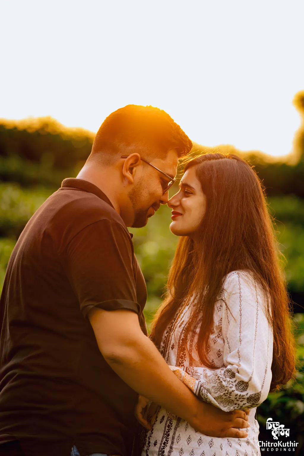 Outdoor pre-wedding photography by ChitroKuthir Weddings, Bangladesh