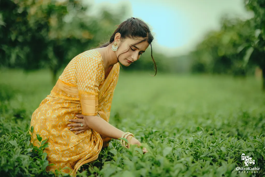 Outdoor pre-wedding photography by ChitroKuthir Weddings, Bangladesh