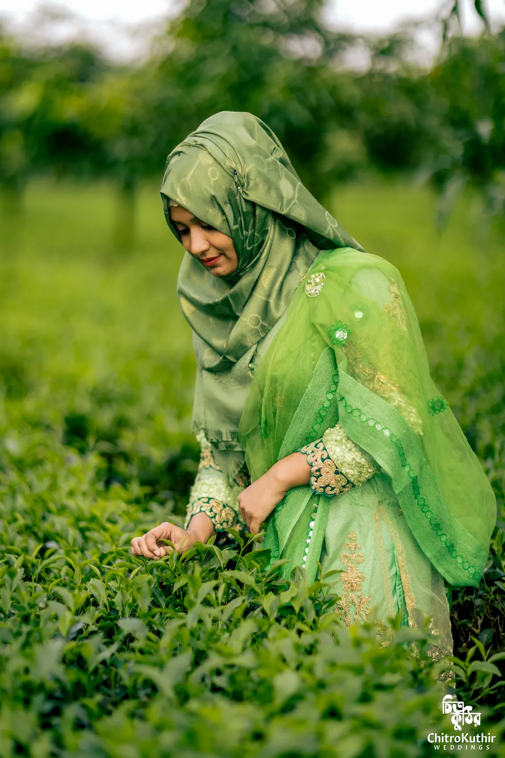 Outdoor pre-wedding photography by ChitroKuthir Weddings, Bangladesh