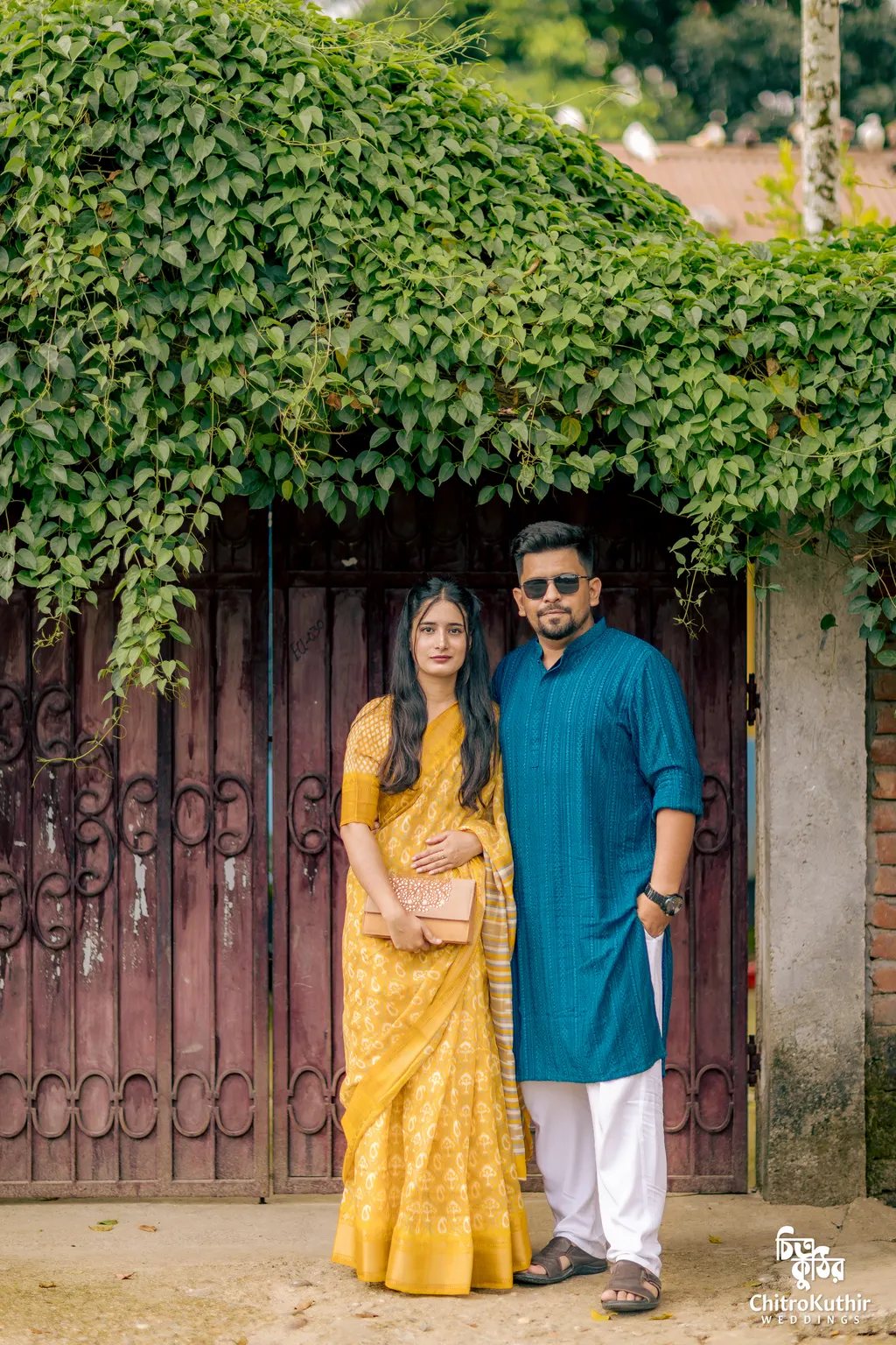 Outdoor pre-wedding photography by ChitroKuthir Weddings, Bangladesh