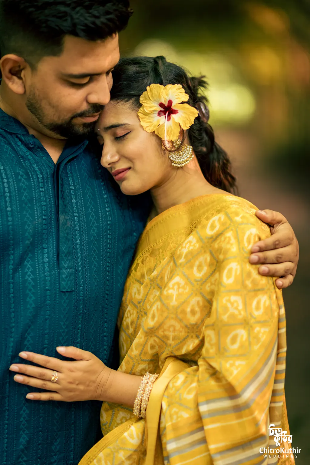 Outdoor pre-wedding photography by ChitroKuthir Weddings, Bangladesh