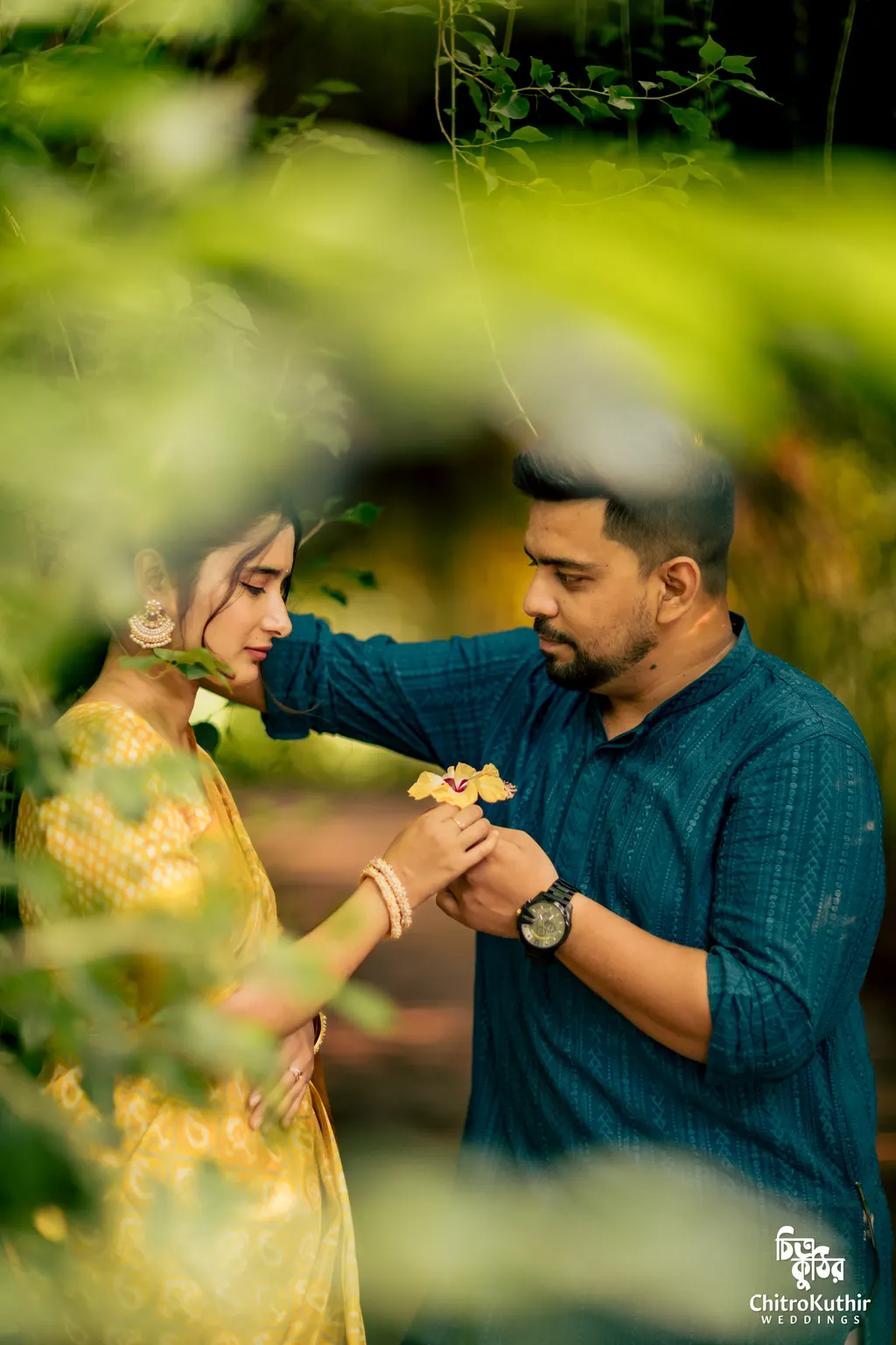 Outdoor pre-wedding photography by ChitroKuthir Weddings, Bangladesh