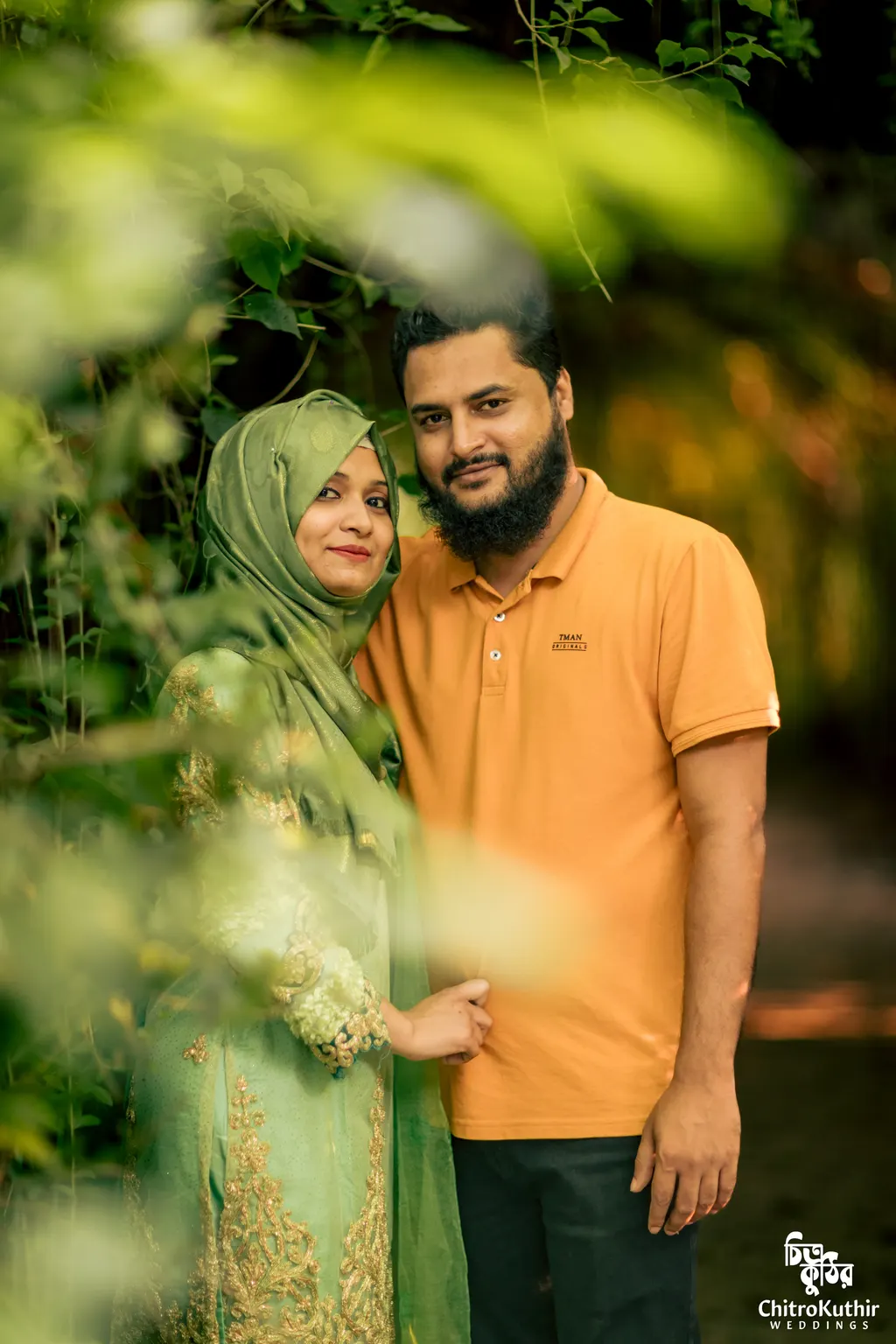 Outdoor pre-wedding photography by ChitroKuthir Weddings, Bangladesh