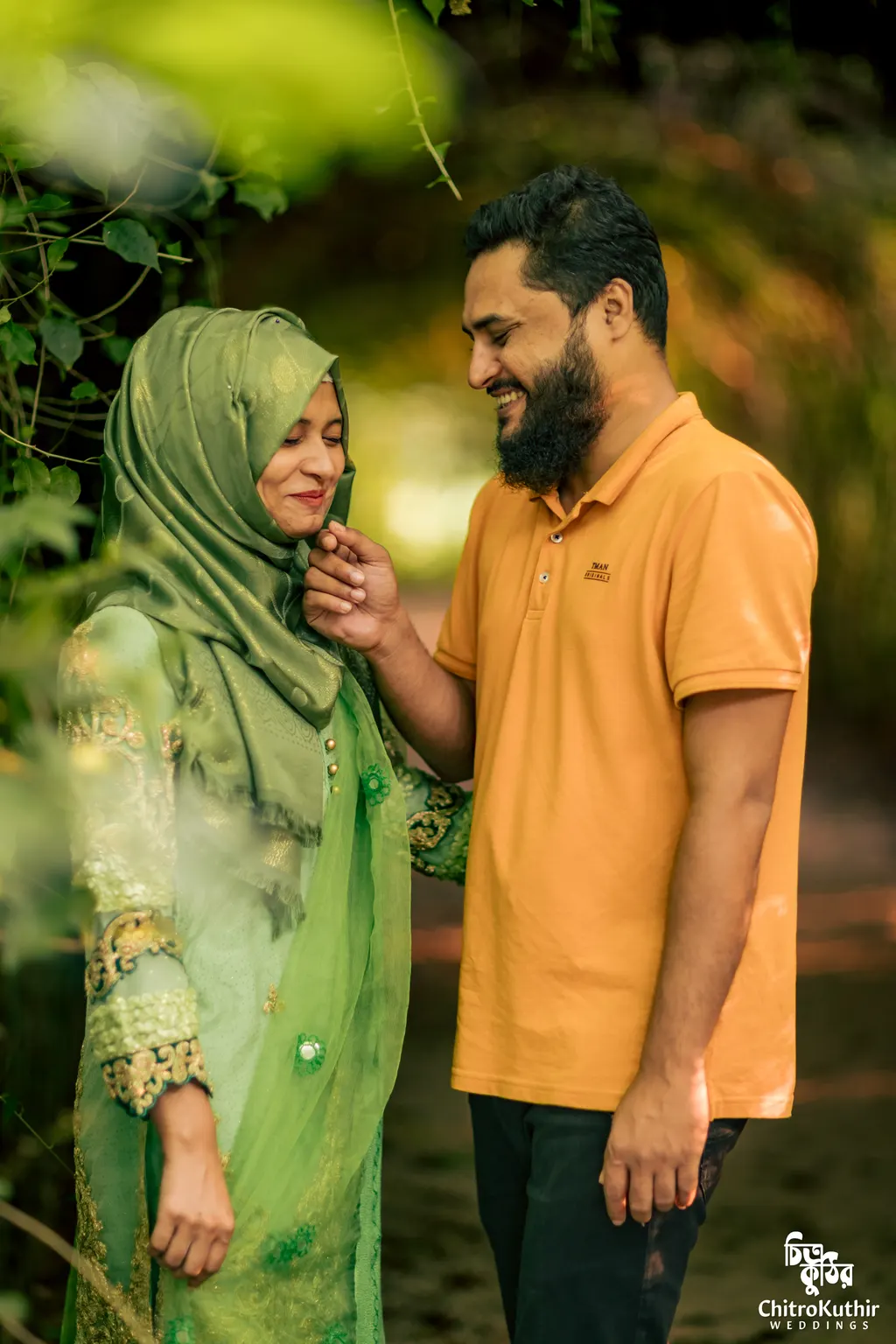 Outdoor pre-wedding photography by ChitroKuthir Weddings, Bangladesh