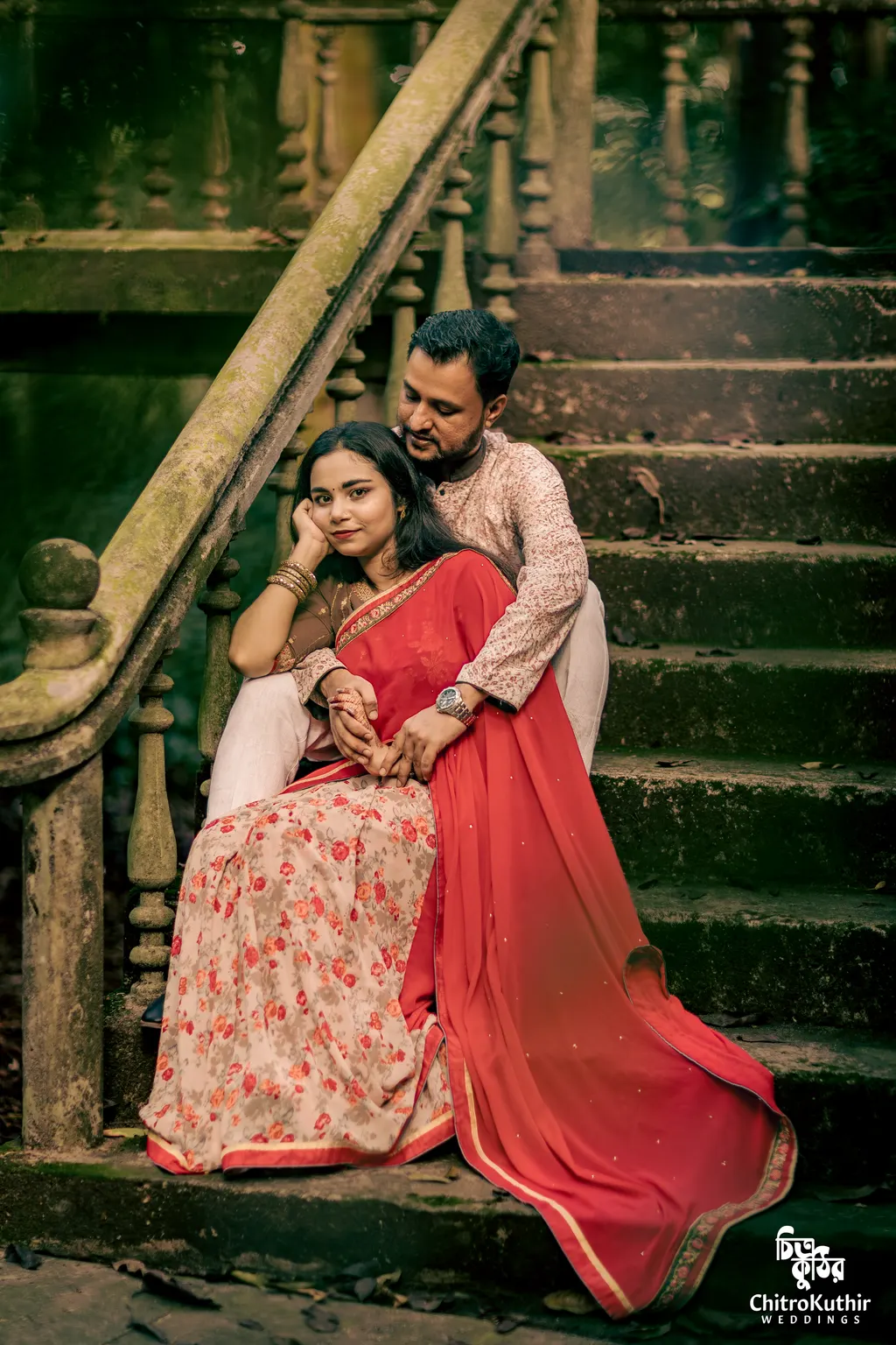 Outdoor pre-wedding photography by ChitroKuthir Weddings, Bangladesh