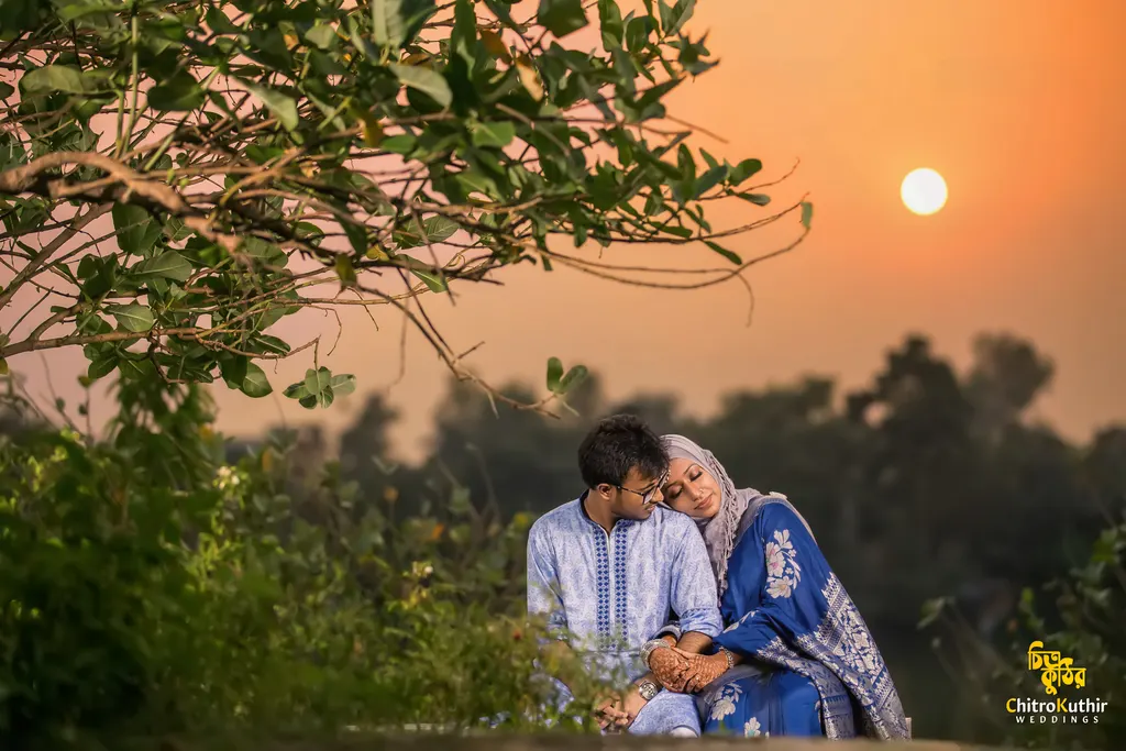 Outdoor pre-wedding photography by ChitroKuthir Weddings, Bangladesh