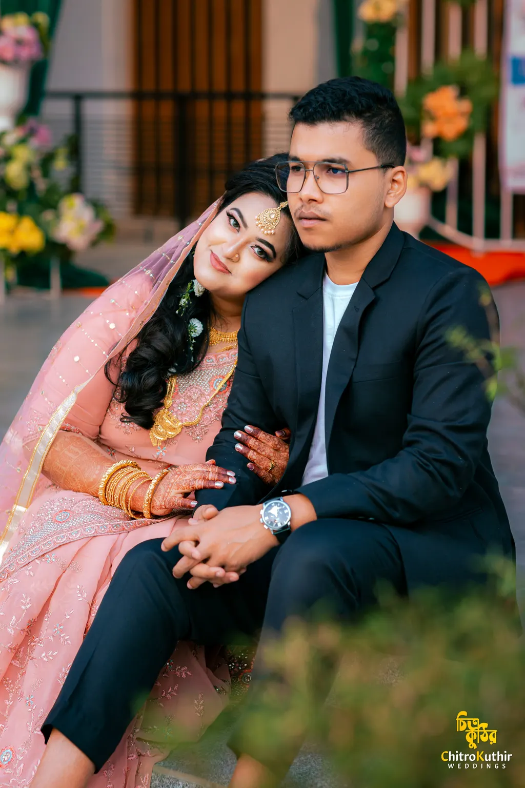Wedding reception photography by ChitroKuthir Weddings, Bangladesh