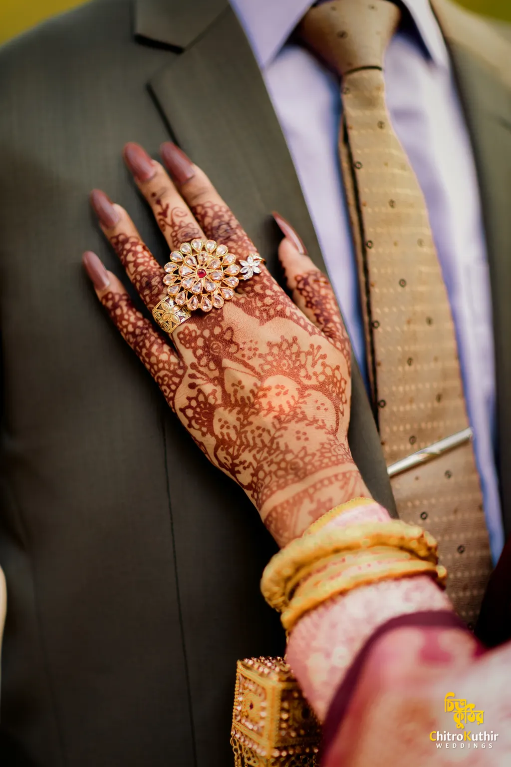Wedding reception photography by ChitroKuthir Weddings, Bangladesh