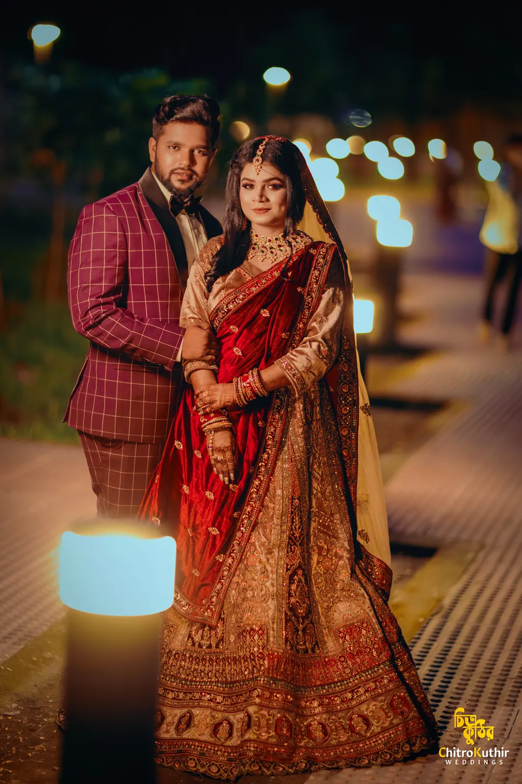 Wedding reception photography by ChitroKuthir Weddings, Bangladesh