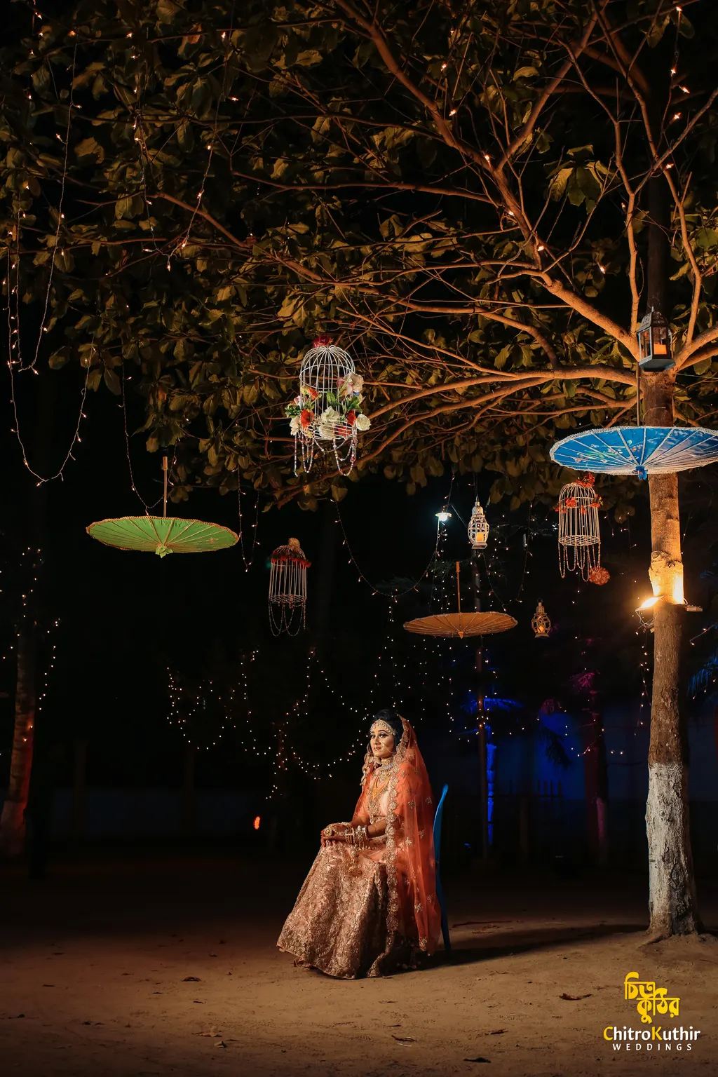 Wedding reception photography by ChitroKuthir Weddings, Bangladesh