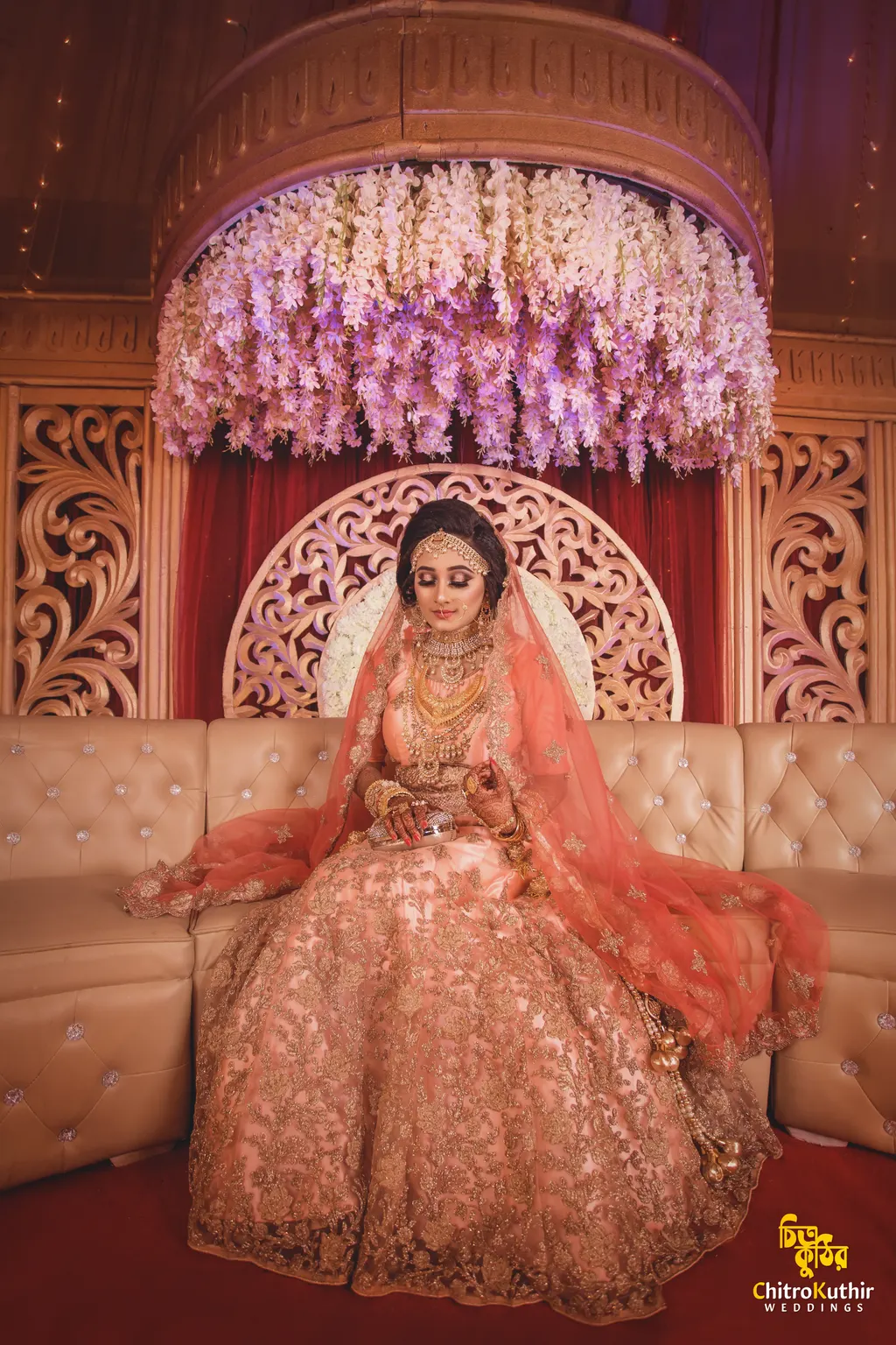 Wedding reception photography by ChitroKuthir Weddings, Bangladesh