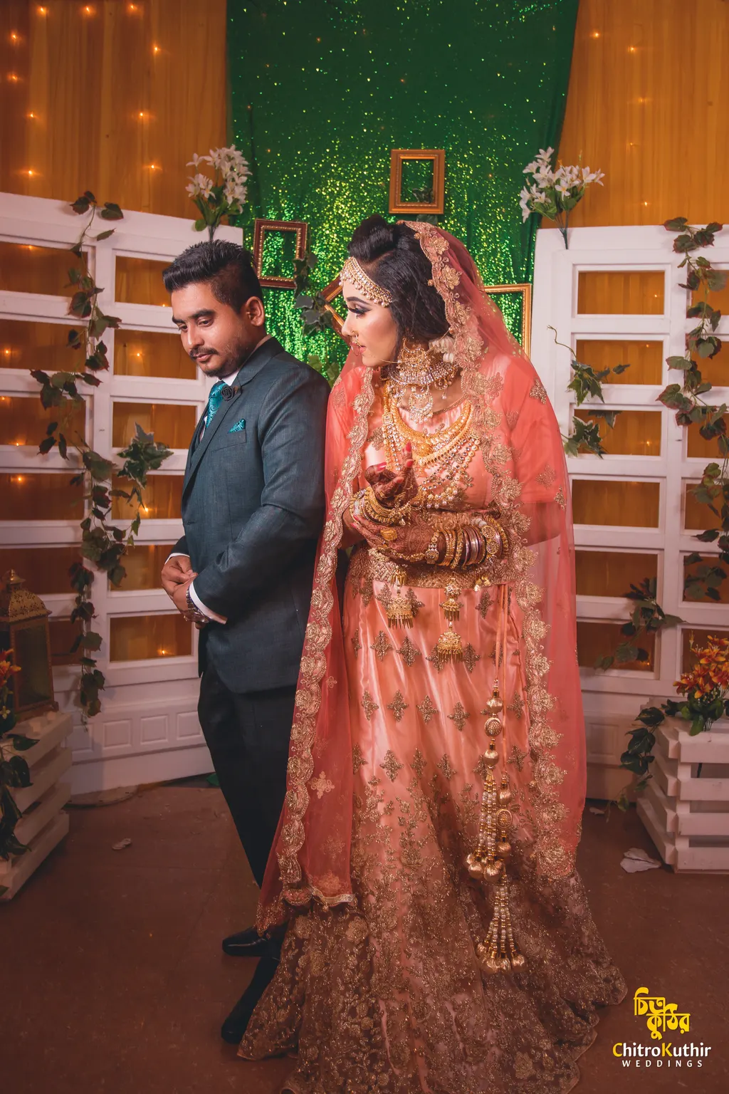 Wedding reception photography by ChitroKuthir Weddings, Bangladesh