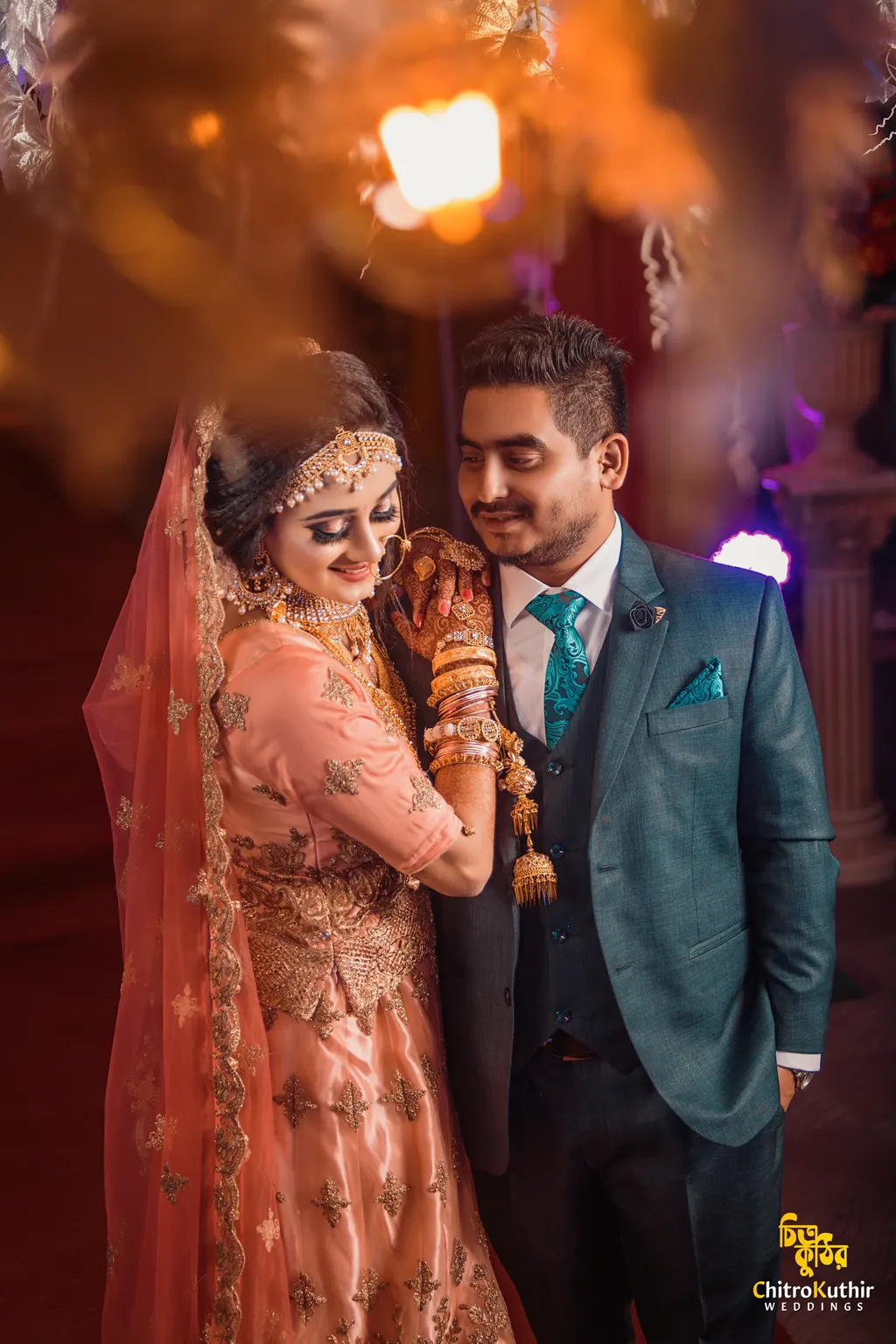 Wedding reception photography by ChitroKuthir Weddings, Bangladesh