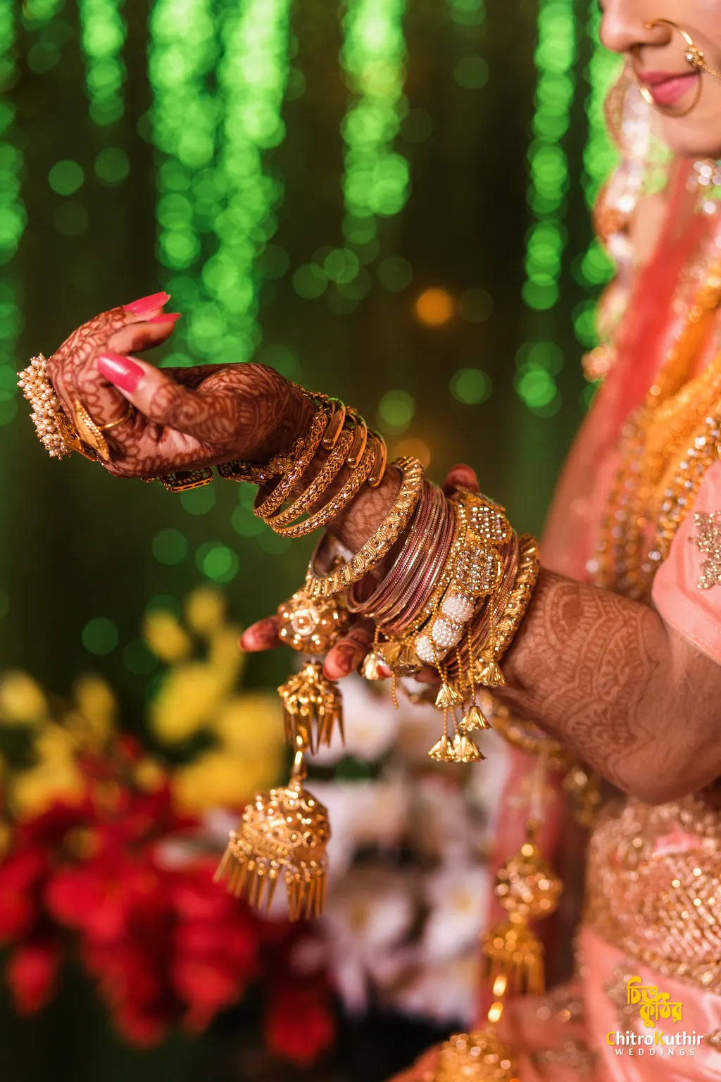 Wedding reception photography by ChitroKuthir Weddings, Bangladesh