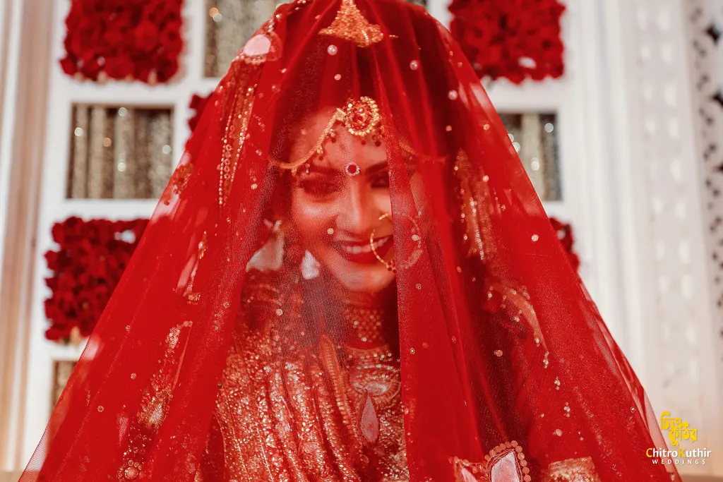 Wedding reception photography by ChitroKuthir Weddings, Bangladesh
