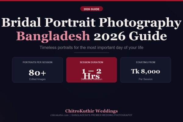 Bridal Portrait Photography Bangladesh: 2026 Guide to Stunning Portraits