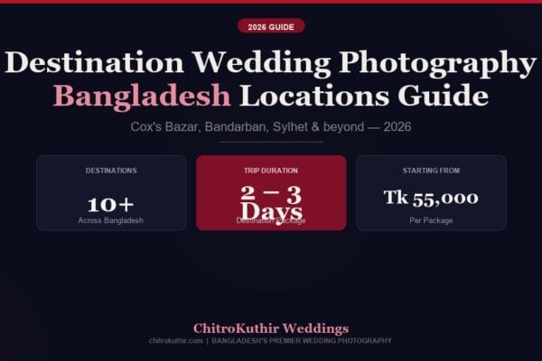 Destination Wedding Photography Bangladesh: Locations, Planning & Guide 2026