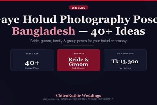 Gaye Holud Photography Poses: 40+ Best Ideas for Bangladesh 2026