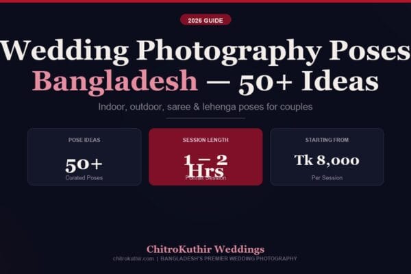 Wedding Photography Poses Bangladesh: 50+ Best Ideas for 2026