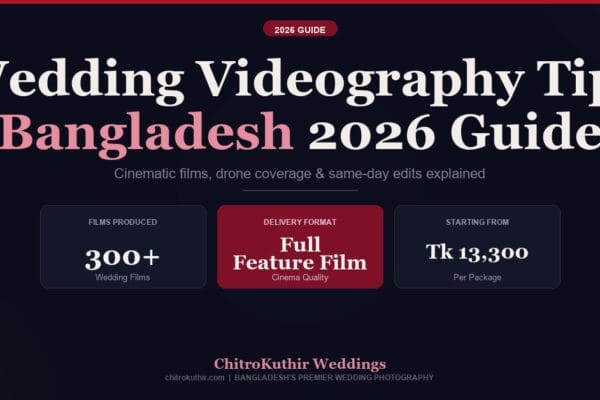 Wedding Videography Tips Bangladesh: 2026 Guide for Couples