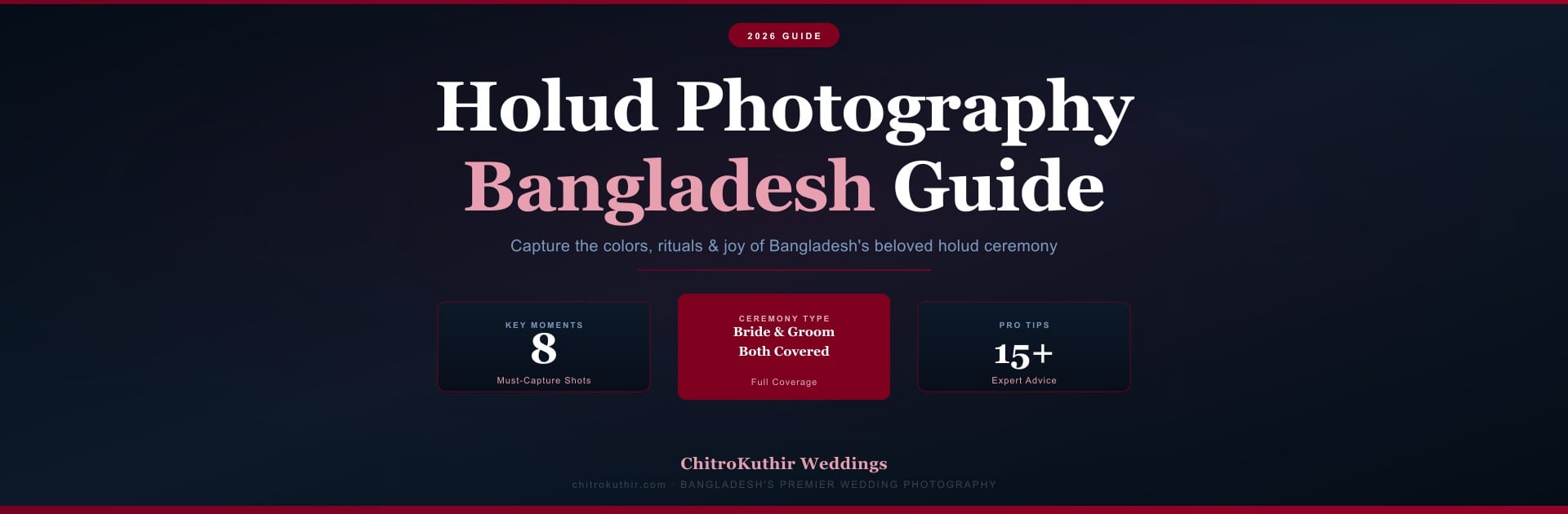 Holud Photography Bangladesh: 10 Tips for Stunning Gaye Holud Photos