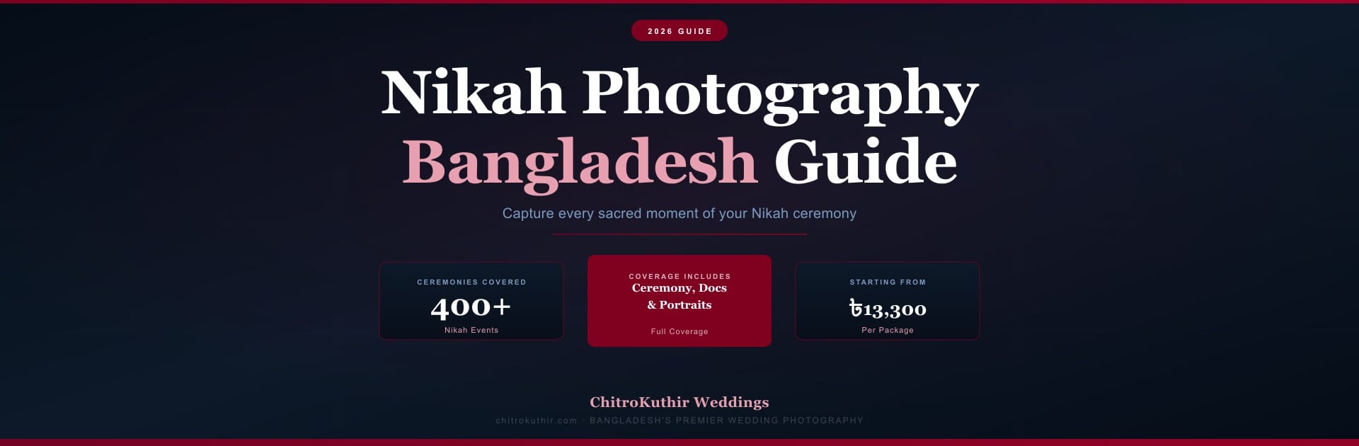 Nikah Photography Bangladesh: A Complete 2026 Guide
